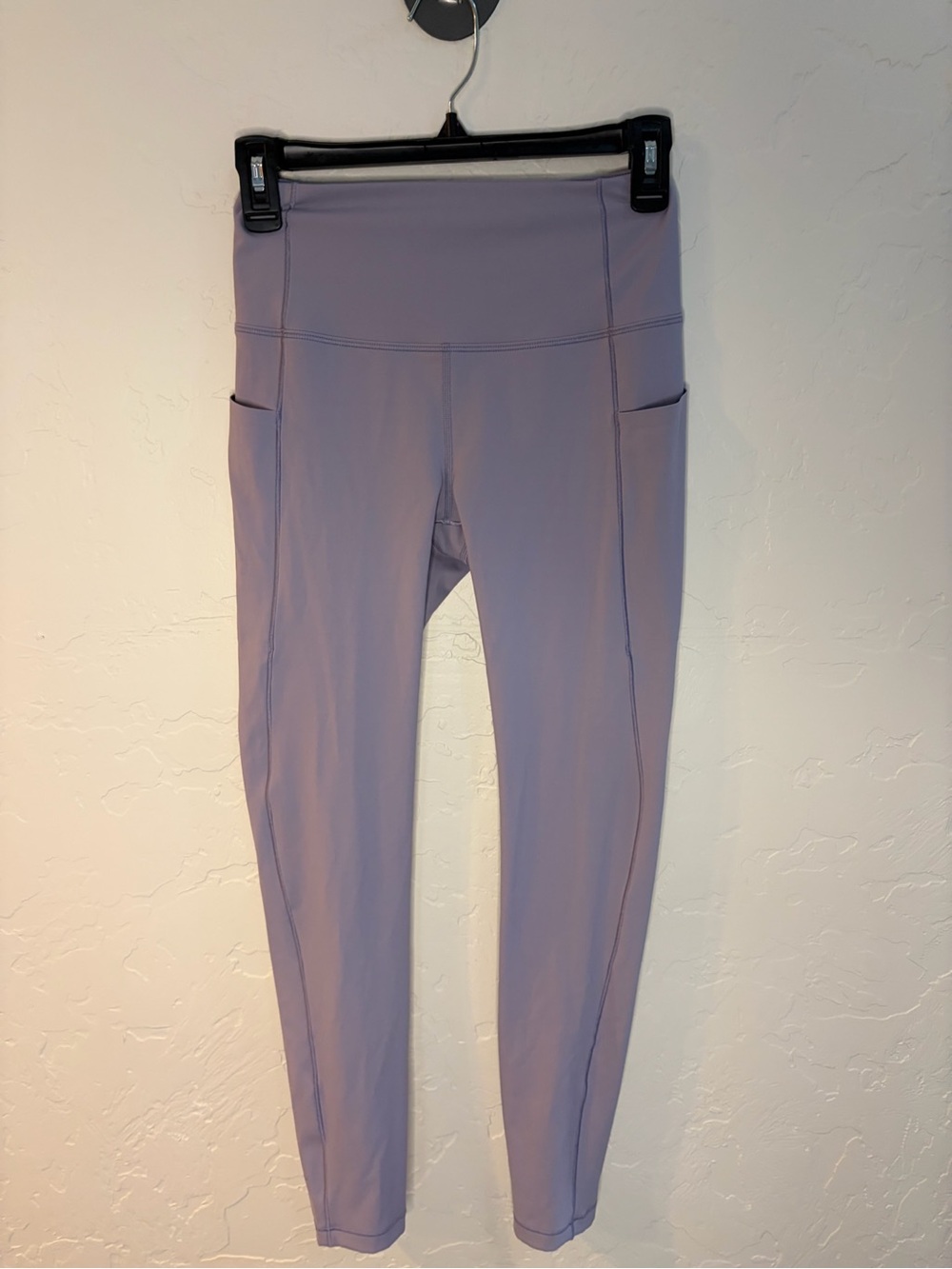Arc'teryx Lavender High-Waist Leggings with Side Pockets